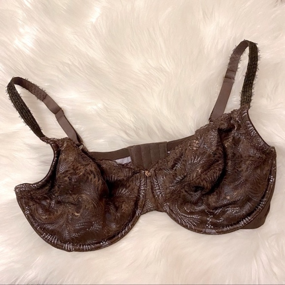 Natori Sheer Lace Underwire Bra in 38DDD